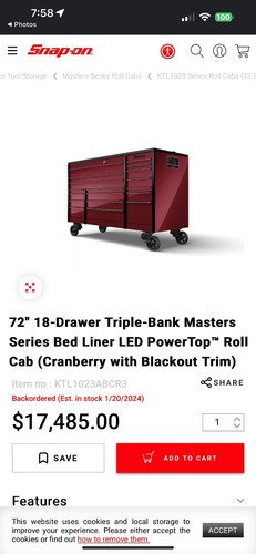 Drawer triple bank - 72", 18-drawer