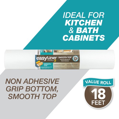 White smooth top easyliner - white,