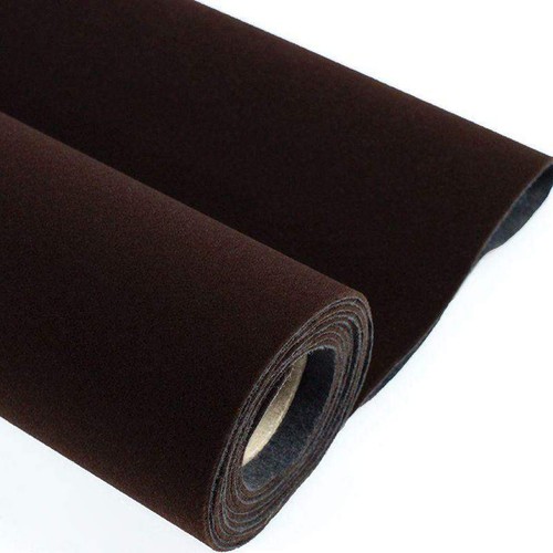 Self adhesive brown velvet - self,